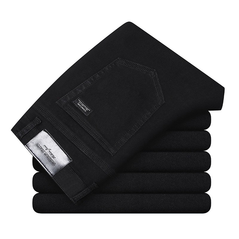 Levis Jeans 501 - Celana Jeans Slim Hitam Murni Pria