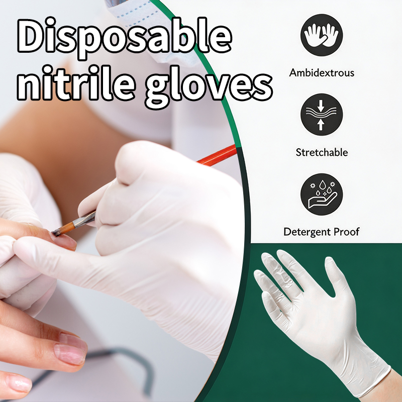 10/50/100/200/400PCS Sarung Ta - Nitrile Mechanic Glove ulasan dan harga