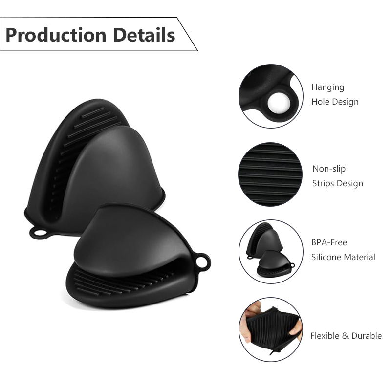 2 Paket Sarung Tangan Oven Sil - Oven Mitt Silicone ulasan dan harga