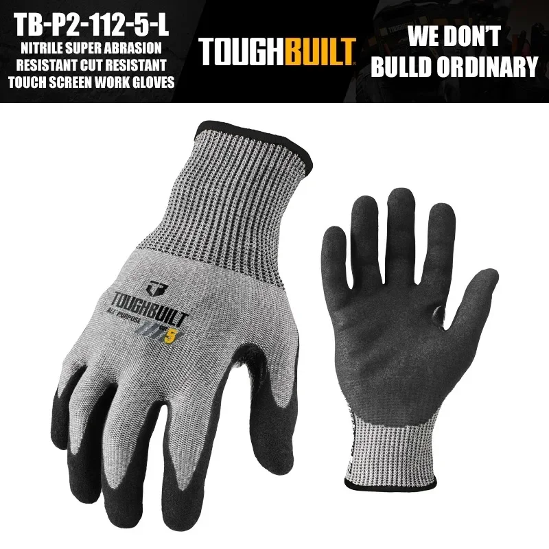 Sarung Tangan Kerja ToughBuilt - Nitrile Mechanic Glove ulasan dan harga